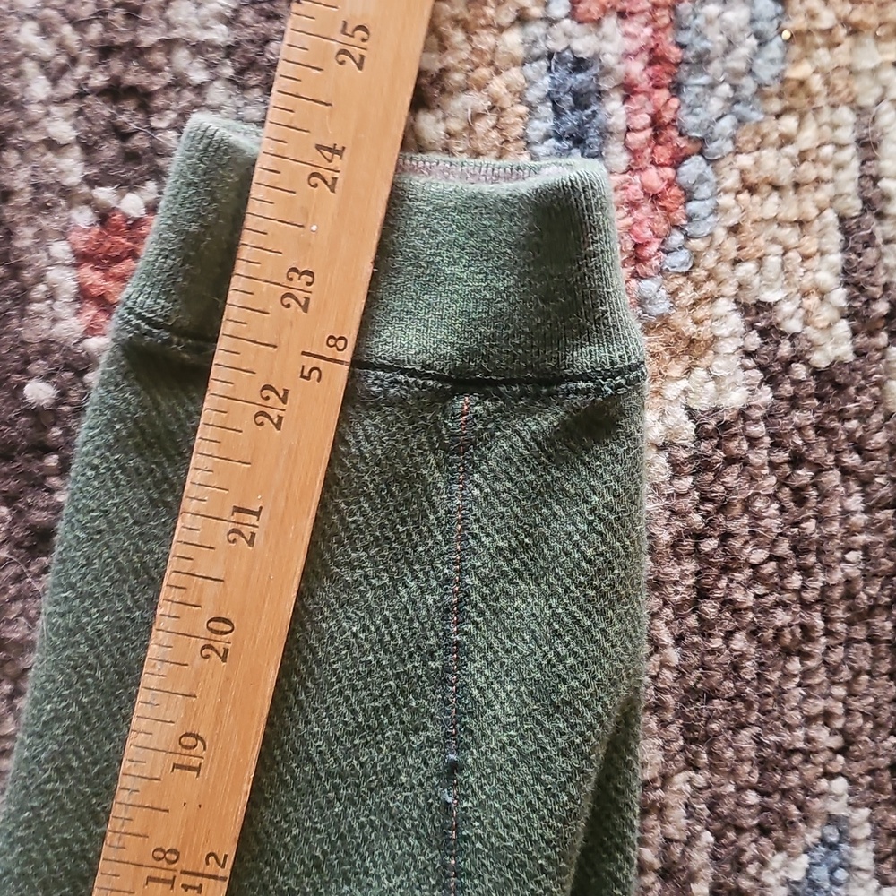 Tommy Bahama XL Men's Olive/Sand Reversible Quarter-Zip Sweatshirt/Sweater - Picture 11 of 12